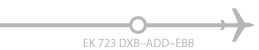 EK 723 DXB–EBB